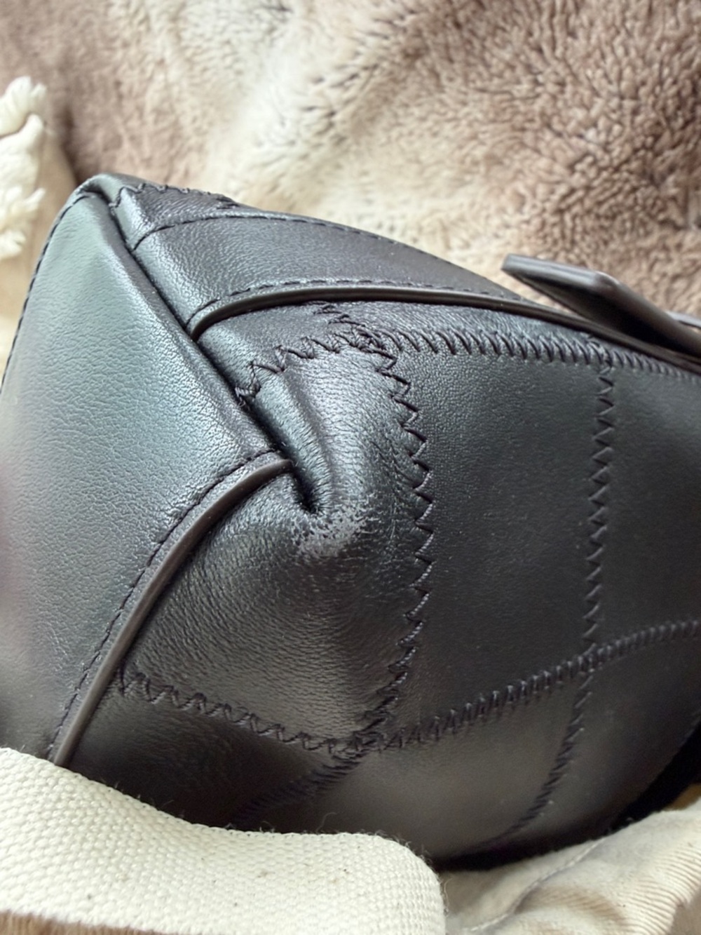 Coach Black Alter/Ego Medium Slouchy Shoulder Bag Upcrafted Leather Coachtopia - Picture 14 of 16